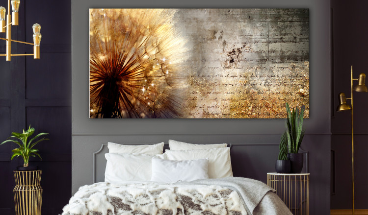 Large canvas print Golden Dandelion II [Large Format] 137640 additionalImage 6
