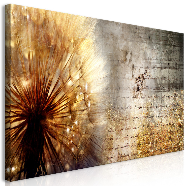 Large canvas print Golden Dandelion II [Large Format] 137640 additionalImage 3