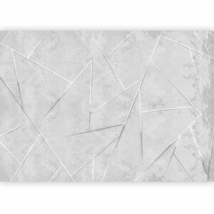Photo Wallpaper Industrial composition - abstract geometric grey space 138440 additionalImage 5