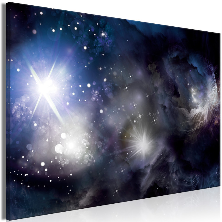 Canvas Print Blue Cosmos (1-piece) Wide - unusual galactic landscape 143740 additionalImage 2