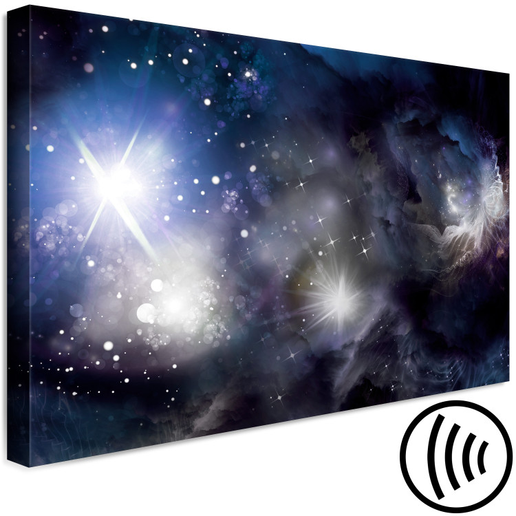 Canvas Print Blue Cosmos (1-piece) Wide - unusual galactic landscape 143740 additionalImage 6