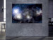 Canvas Print Blue Cosmos (1-piece) Wide - unusual galactic landscape 143740 additionalThumb 3