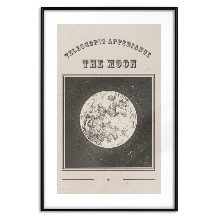 Poster Moon View - Illustration Stylized as an Old Engraving From the Album 146140 additionalImage 26