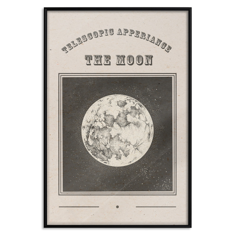 Poster Moon View - Illustration Stylized as an Old Engraving From the Album 146140 additionalImage 20