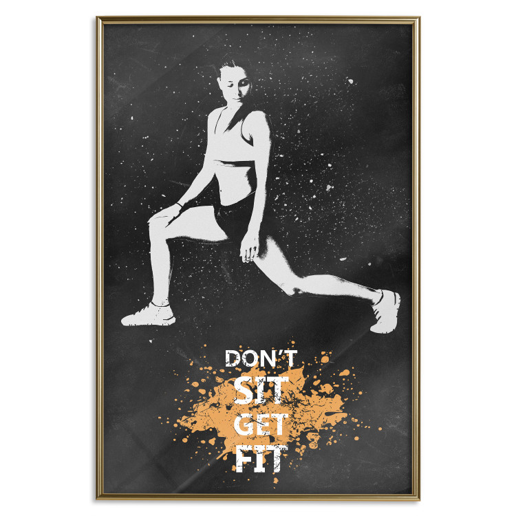 Poster Girl in a Sports Outfit - Motivational Slogan With a Woman Warming Up 148940 additionalImage 18