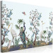 Canvas Oriental Birds - Cranes and Peacocks Among Vegetation and Flowers 149740 additionalThumb 2