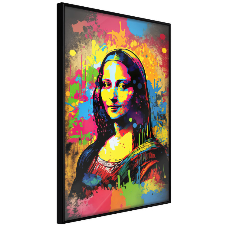 Wall Poster Colorful Portrait - A Work of Leonardo Da Vinci Generated by AI 151140 additionalImage 18
