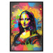Wall Poster Colorful Portrait - A Work of Leonardo Da Vinci Generated by AI 151140 additionalThumb 7