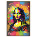 Wall Poster Colorful Portrait - A Work of Leonardo Da Vinci Generated by AI 151140 additionalThumb 8