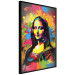 Wall Poster Colorful Portrait - A Work of Leonardo Da Vinci Generated by AI 151140 additionalThumb 24