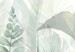 Canvas Wild Meadow - Lush Vegetation Intermingled on a White Background 151440 additionalThumb 4