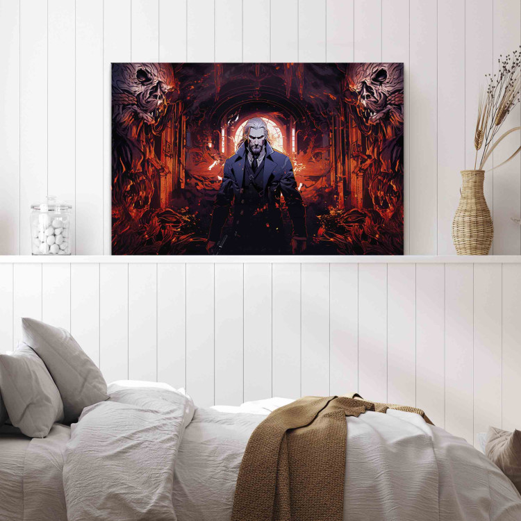 Large canvas print Legendary Demon Hunter - An Anime Created by Artificial Intelligence [Large Format] 151540 additionalImage 4