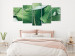 Canvas Print Luscious Nature - Large Leaves in Expressive Shades of Green 151840 additionalThumb 3