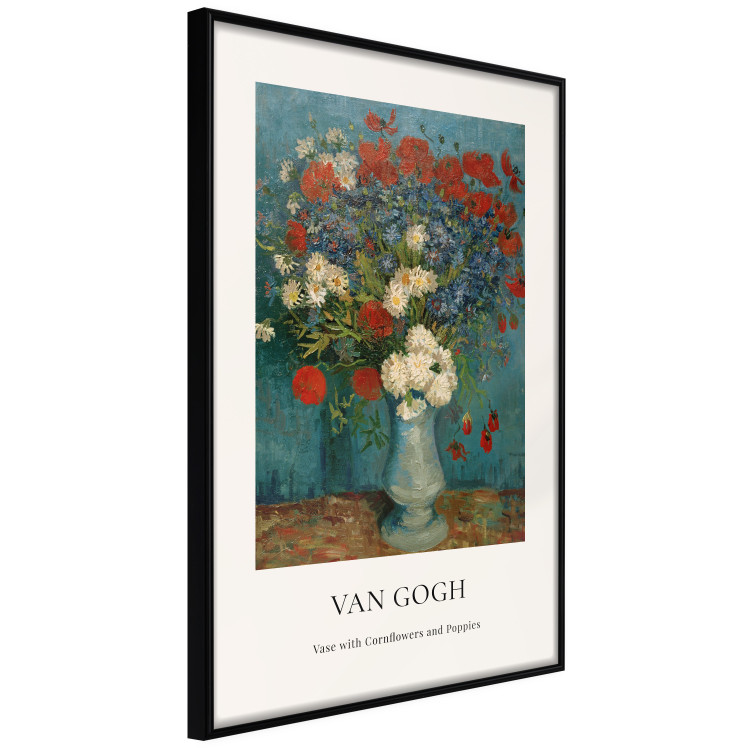 Poster Vase With Cornflowers and Poppies  152140 additionalImage 10