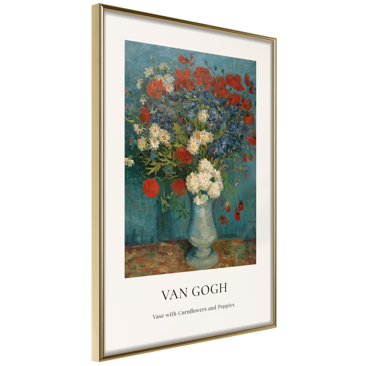 Poster Vase With Cornflowers and Poppies  152140 additionalImage 8