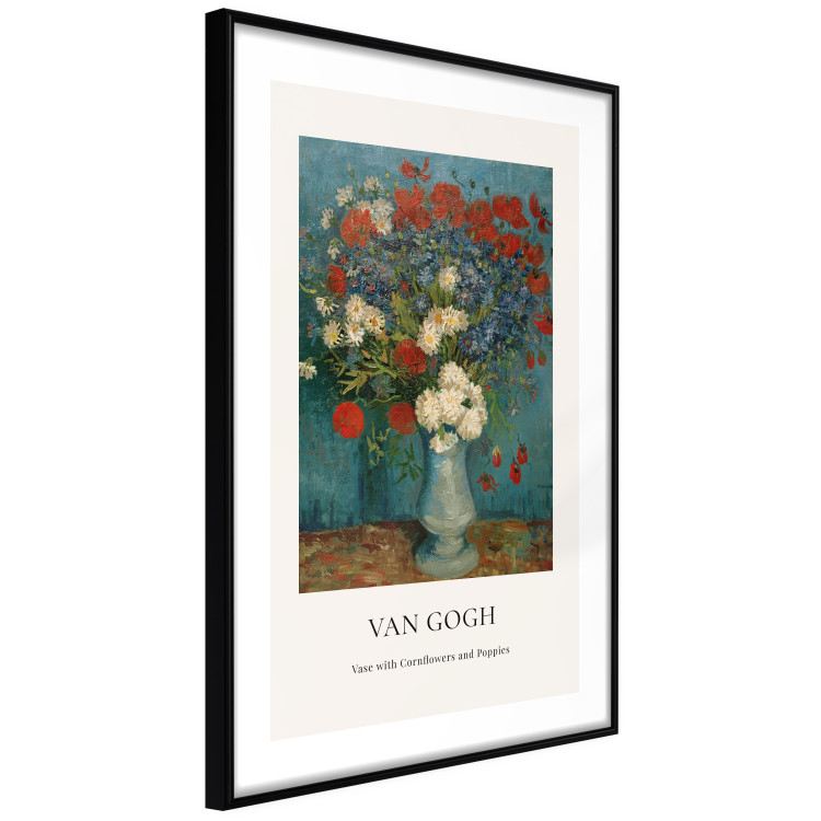 Poster Vase With Cornflowers and Poppies  152140 additionalImage 12