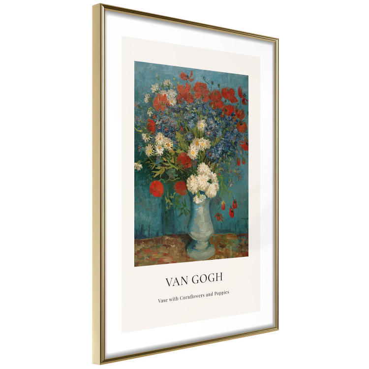 Poster Vase With Cornflowers and Poppies  152140 additionalImage 17
