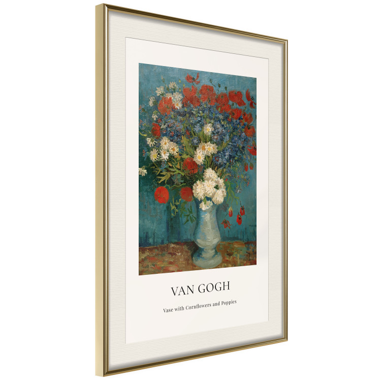 Poster Vase With Cornflowers and Poppies  152140 additionalImage 4