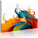 Canvas Print Colorful Storm (3-piece) - colorful abstraction on a white background 47040 additionalThumb 2