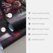 Photo Wallpaper Diary and Orchids - Floral Motif with Flowers in the Center and Texts in the Background 60240 additionalThumb 3