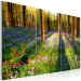 Canvas Print Floral Meadow Among Trees (3-part) - Spring Forest Landscape 96840 additionalThumb 2