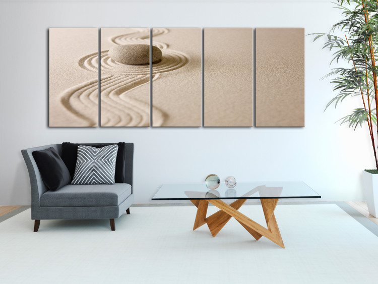 Canvas Print Zen: Sand and Stone 99040 additionalImage 3