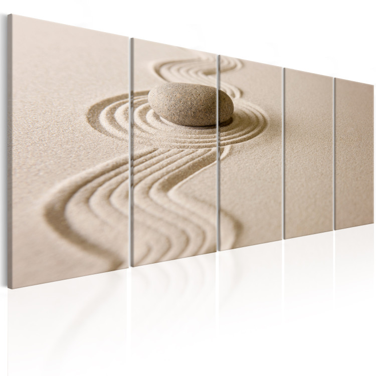 Canvas Print Zen: Sand and Stone 99040 additionalImage 2