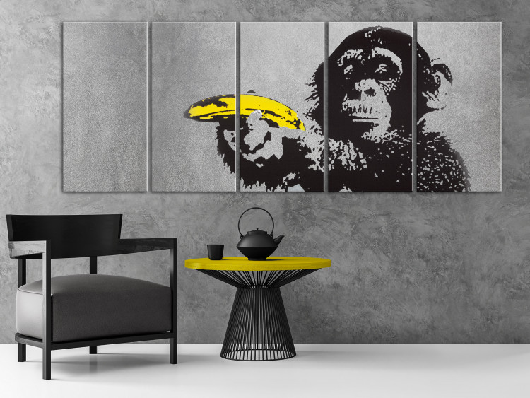 Canvas Print Monkey and Banana 106250 additionalImage 3