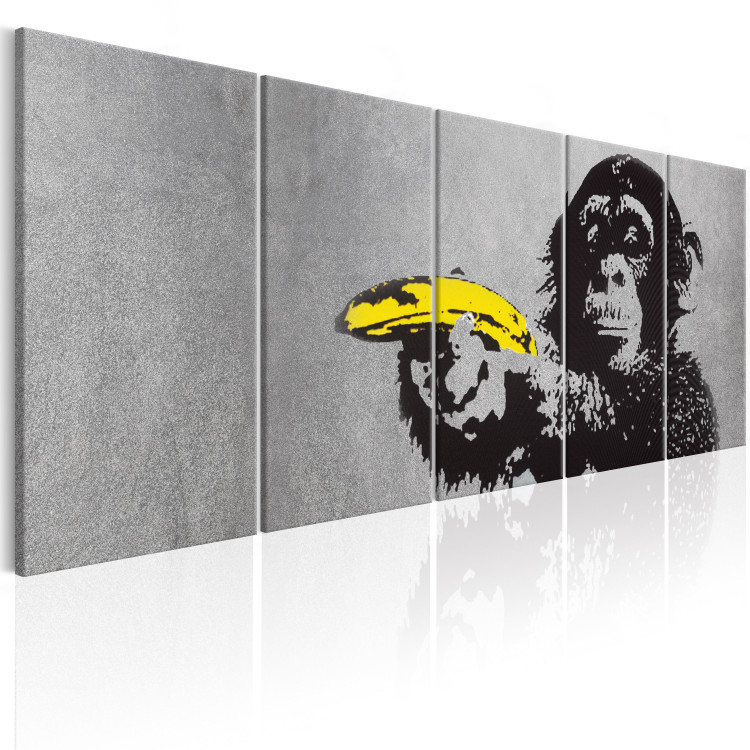 Canvas Print Monkey and Banana 106250 additionalImage 2