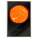 Wall Poster Sun - fiery star and English text on a dark cosmos background 116750 additionalThumb 16