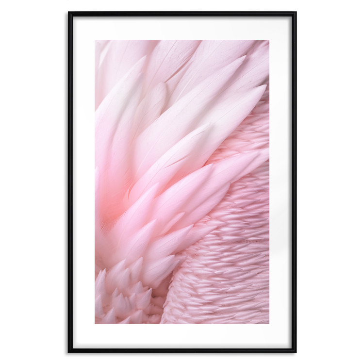 Wall Poster Angelic Feathers - composition with delicate feathers in pink color 117150 additionalImage 17