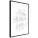 Wall Poster Germany - black and white composition shaped like the German state 117450 additionalThumb 10