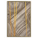 Poster Golden Details - unique abstraction in gilded lines on a bronze background 119250 additionalThumb 16