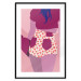 Poster Strawberry Shorts - woman's silhouette with fruits in pastel shade 123350 additionalThumb 15