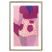 Poster Strawberry Shorts - woman's silhouette with fruits in pastel shade 123350 additionalThumb 16