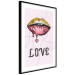 Wall Poster Fluid Lips - glittery lips and English text on a pastel background 125450 additionalThumb 11