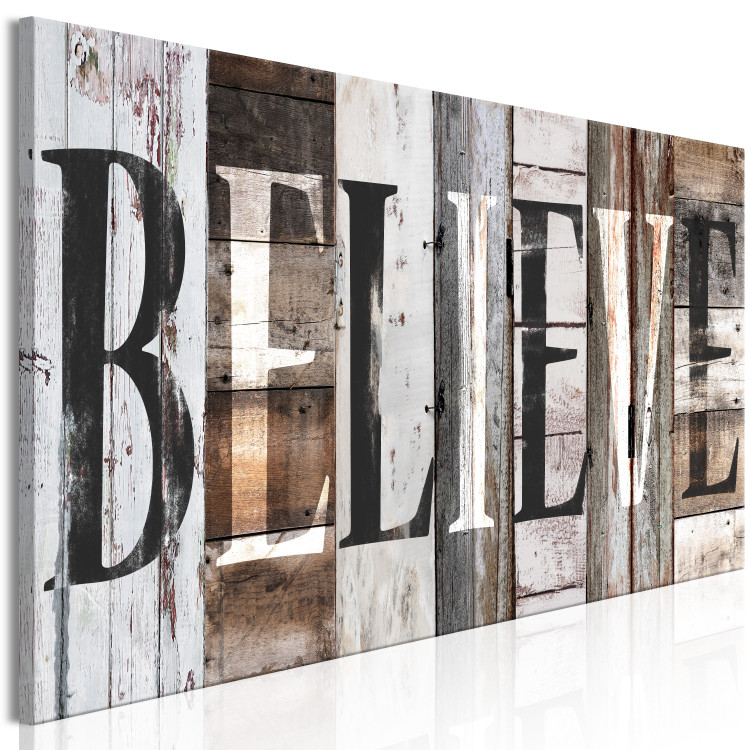 Canvas Art Print Board: Believe (1 Part) Narrow 125650 additionalImage 2