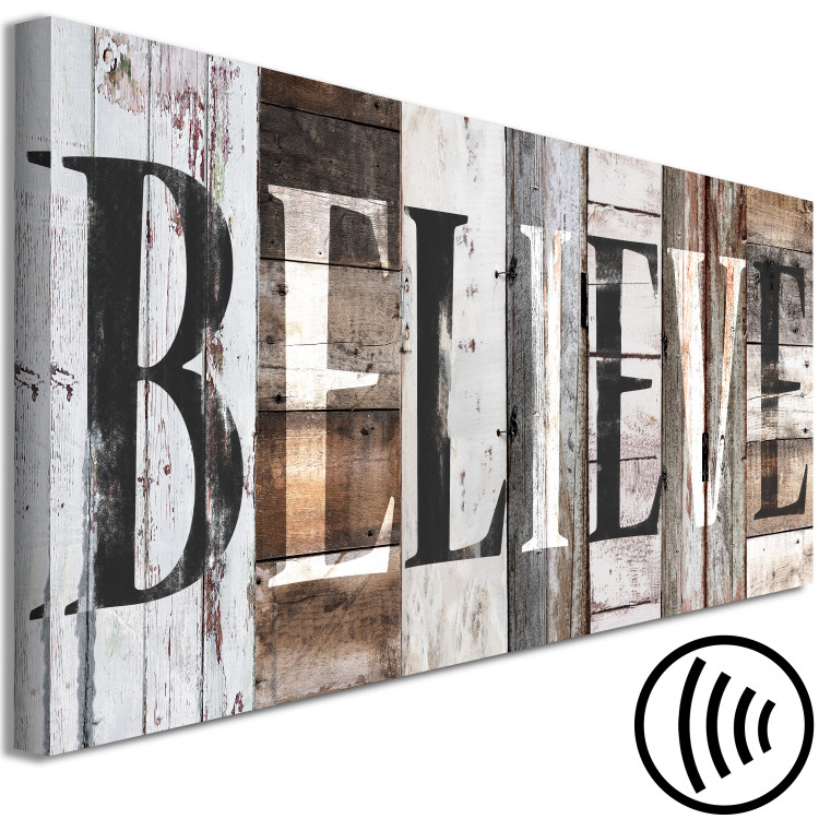 Canvas Art Print Board: Believe (1 Part) Narrow 125650 additionalImage 6