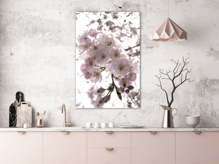Canvas Cherry Blossoms (1 Part) Vertical 125850 additionalImage 3
