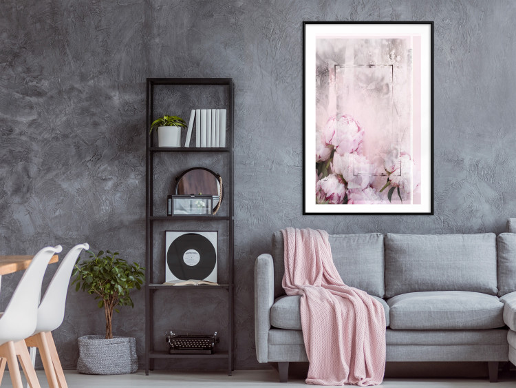 Wall Poster Spring Beginnings - spring composition of pink flowers in a retro style 126250 additionalImage 18