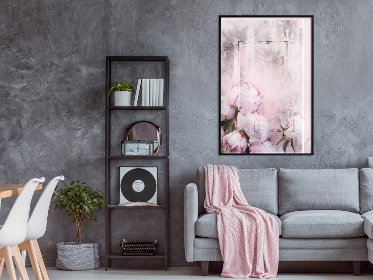 Wall Poster Spring Beginnings - spring composition of pink flowers in a retro style 126250 additionalImage 4