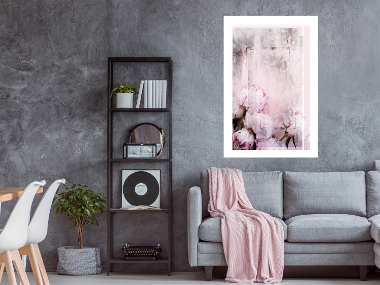 Wall Poster Spring Beginnings - spring composition of pink flowers in a retro style 126250 additionalImage 3