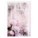 Wall Poster Spring Beginnings - spring composition of pink flowers in a retro style 126250