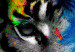 Canvas Print Bengal Tiger (1-part) vertical - abstractly depicted animal 128350 additionalThumb 4