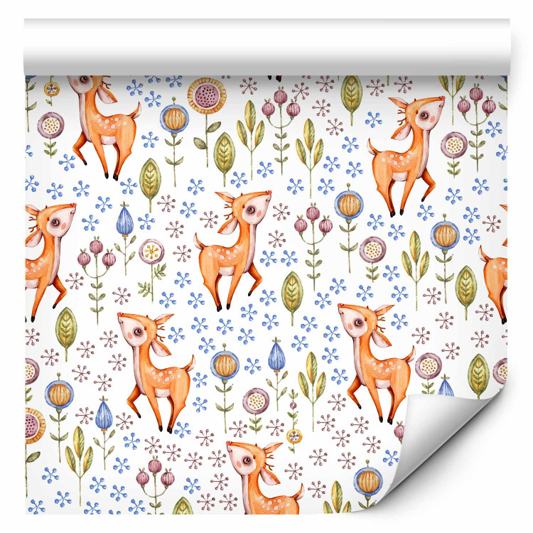 Modern Wallpaper Happy Deer 129050 additionalImage 1