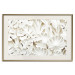 Poster Ceramic Leaves - plant motif in the form of stone ornaments 129850 additionalThumb 20