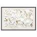Poster Ceramic Leaves - plant motif in the form of stone ornaments 129850 additionalThumb 19