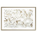 Poster Ceramic Leaves - plant motif in the form of stone ornaments 129850 additionalThumb 16