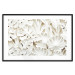 Poster Ceramic Leaves - plant motif in the form of stone ornaments 129850 additionalThumb 17