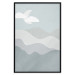 Wall Poster Mysterious Night - mountain landscape with sky, clouds, and moon 130550 additionalThumb 26